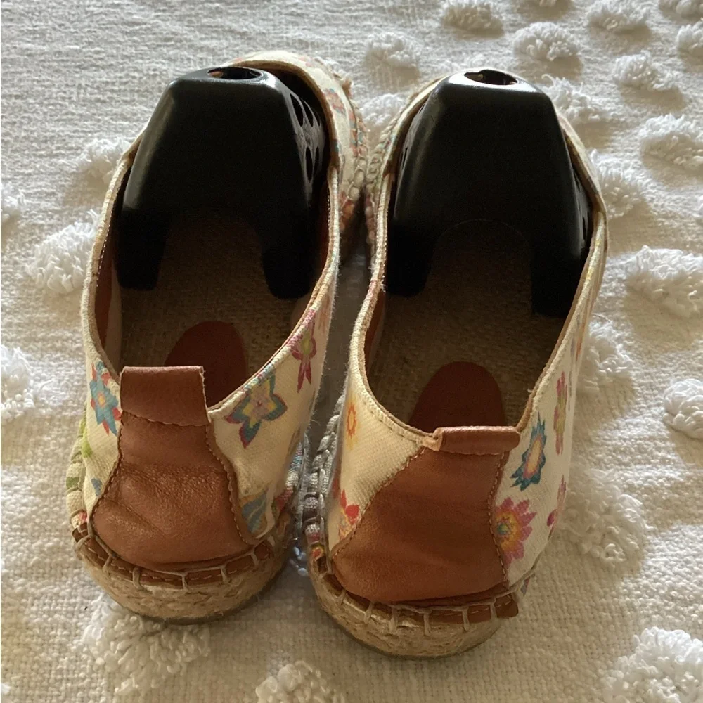 Maldives Womens  Espadrille Shoes Size  41/ 10Canvas Sunflower H2